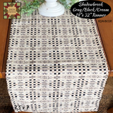 Shadowbrook Gray/Black/Cream Table Top Woven Collection