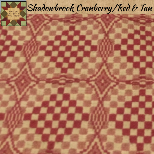 Shadowbrook Cranberry/Red & Tan Table Top Collection