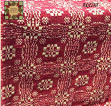 Gettysburg Woven Throw Cranberry/Red & Tan 52"x74"