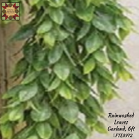 Rainwashed Leaves Garland, 6ft Long