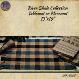 River Shale 36" or 54" Runners & Table Mat/Placemat