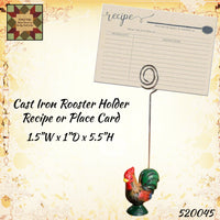 From the Kitchen... Recipe Card 24 Pack
