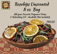Rosehips Unscented 8oz Bag
