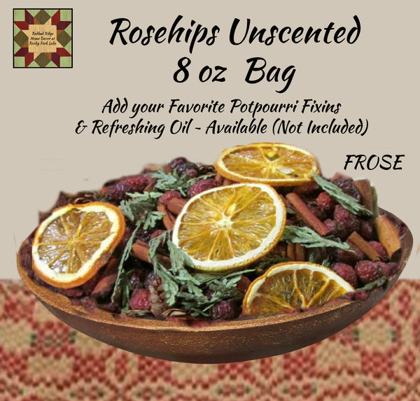 Rosehips Unscented Potpourri 8oz Bag