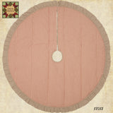 Sawyer Mill Tree Skirt Cranberry Ticking 21"D ~ 25% Savings
