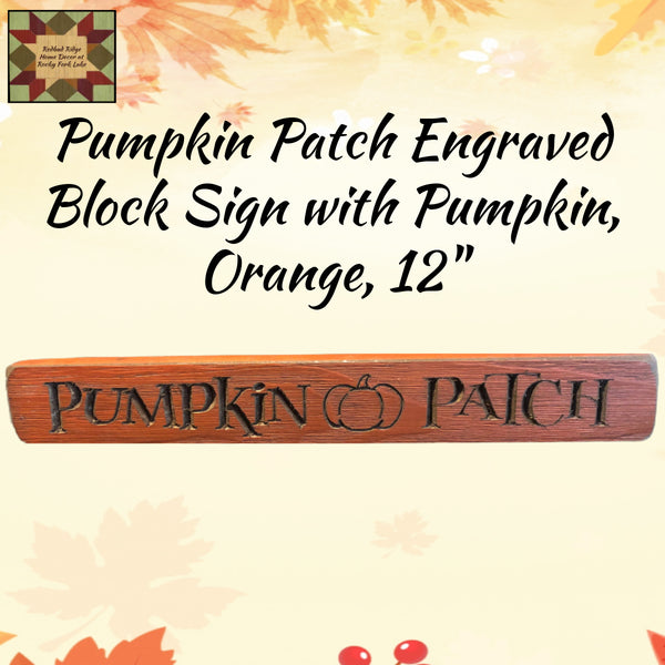 Fall Signs Engraved 12" Long 5  to Choose From