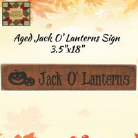 Fall Signs 24" or 18" ~ 3 to Choose from
