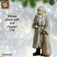 Christmas Santa Vintage Figurines 2 Assorted