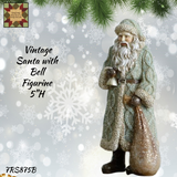 Christmas Santa Vintage Figurines 2 Assorted