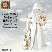 Santa Holding Package Arrow Replacement Sign
