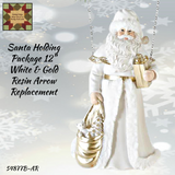 Santa Holding Package Arrow Replacement Sign