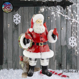 Christmas Arrow Replacement Sign Santa Trimmed in Fur