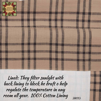 Sawyer Mill Charcoal Plaid Valance 16x72