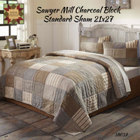 Sawyer Mill Charcoal Standard Sham 21x27