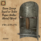 Barn Scoop Towel/Toilet Paper Holder