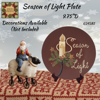 Season of Light Plate 9.75"D
