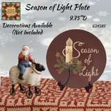 Season of Light Plate 9.75"D