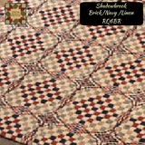 Shadowbrook Brick/Navy/Linen Woven Table Top Collection