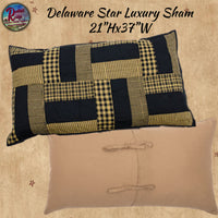 Delaware Star Black & Khaki Bedding   **50% Savings