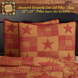 Ninepatch Burgundy Star Bedding Collection **25% Savings