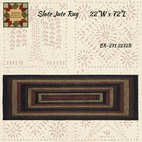 Slate Jute Rugs Rectangle