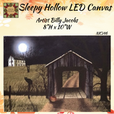 Sleepy Hollow Bridge Canvas LED 10"W