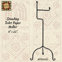 Standing Toilet Paper Holder Metal