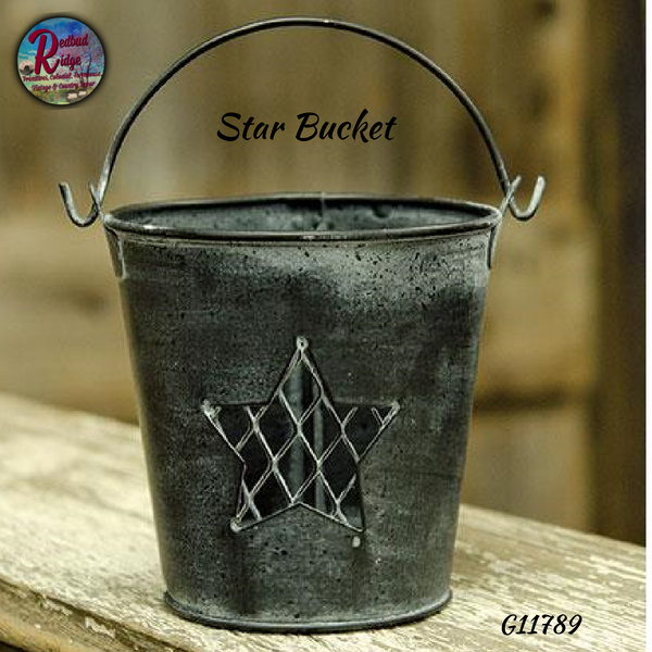 Star Bucket Votive Candle Holder