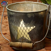 Star Bucket Votive Candle Holder