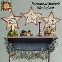 Framed Inspirational Barn Stars Rustic Distressed Signs 50% OFF SAVINGS