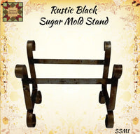 Rustic Black Sugar Mold Stand