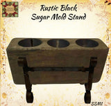 Rustic Black Sugar Mold Stand