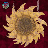 Sunflower Distressed Golden Yellow Metal Hanging Arrow Replacement Sign