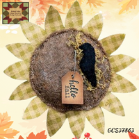 Sunflower & Crow Hello Fall Hanging Fabric