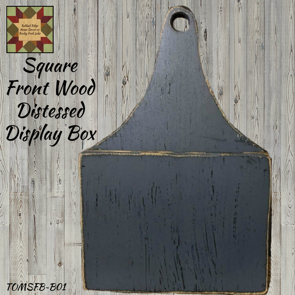 Square Front Display Box