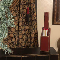 Rustic Wood Display Holder Assorted Colors