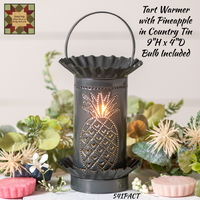 Pineapple Punch Tin Tart Warmer in Country Tin