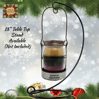 Christmas Country Scented Jar Candle w/Holder & Lid