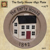 The Early House 1842 Plate (Saltbox House)