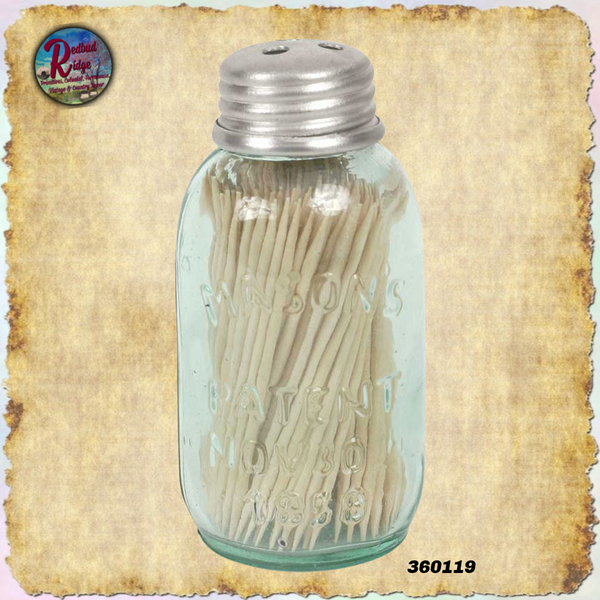 Mason Jar Toothpick Shaker