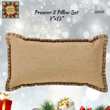 Christmas Prancer 2 Pillow Set  Santa's Reindeers