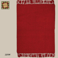 Scarlet Cranberry Soft Loose Woven Throw