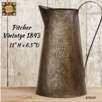 Pitcher Vintage 1843