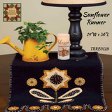 Sunflower Embroidered Table Runner