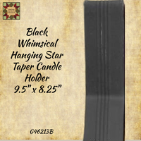 Whimsical Hanging Star Taper Candle Holder 3 Assorted Colors