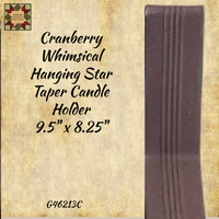 Whimsical Hanging Star Taper Candle Holder 3 Assorted Colors