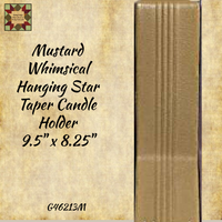 Whimsical Hanging Star Taper Candle Holder 3 Assorted Colors