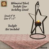 Whimsical Star Tealight Holder, Including Stand