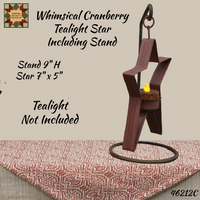 Whimsical Star Tealight Holder, Including Stand