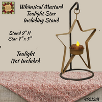 Whimsical Star Tealight Holder, Including Stand